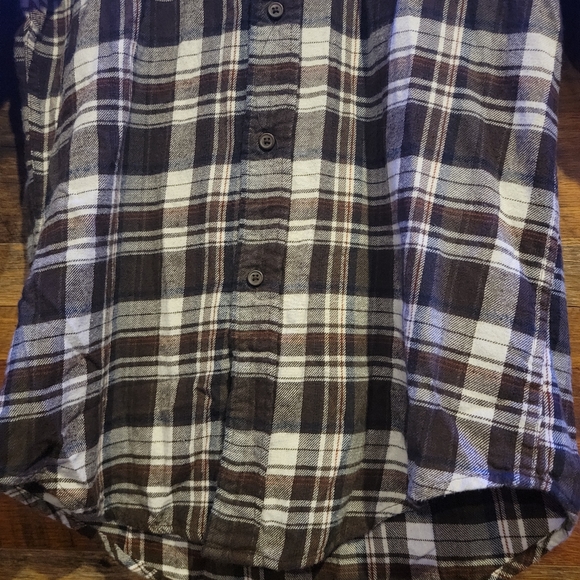 Croft & Barrow Plaid Front Button Shirt - Picture 8 of 11